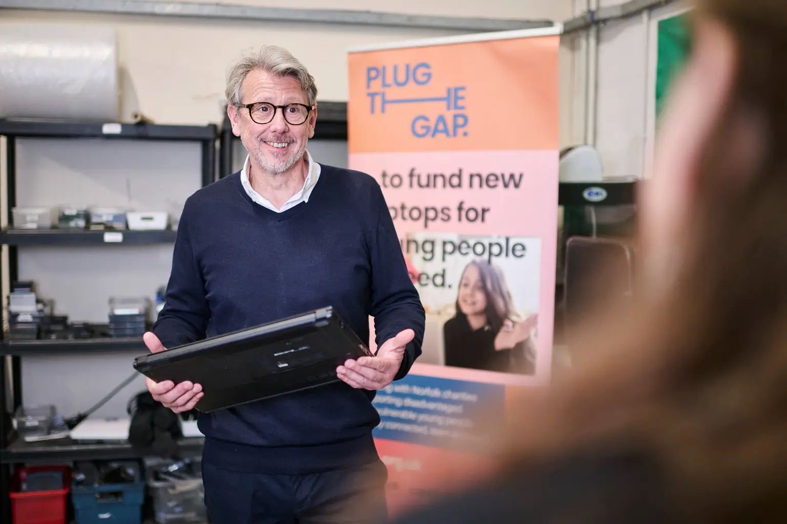 Plug The Gap charity initiative - providing devices for young people in need
